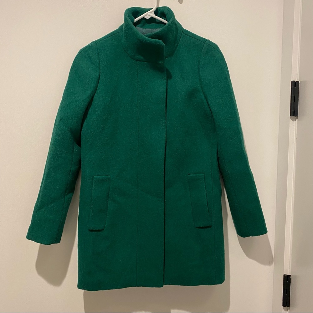 Jcrew Factory Green City Coat